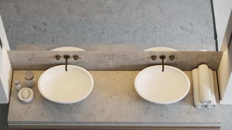 hauteur pour installer une vasque dans votre salle de bain